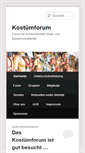 Mobile Screenshot of kostuemforum.de